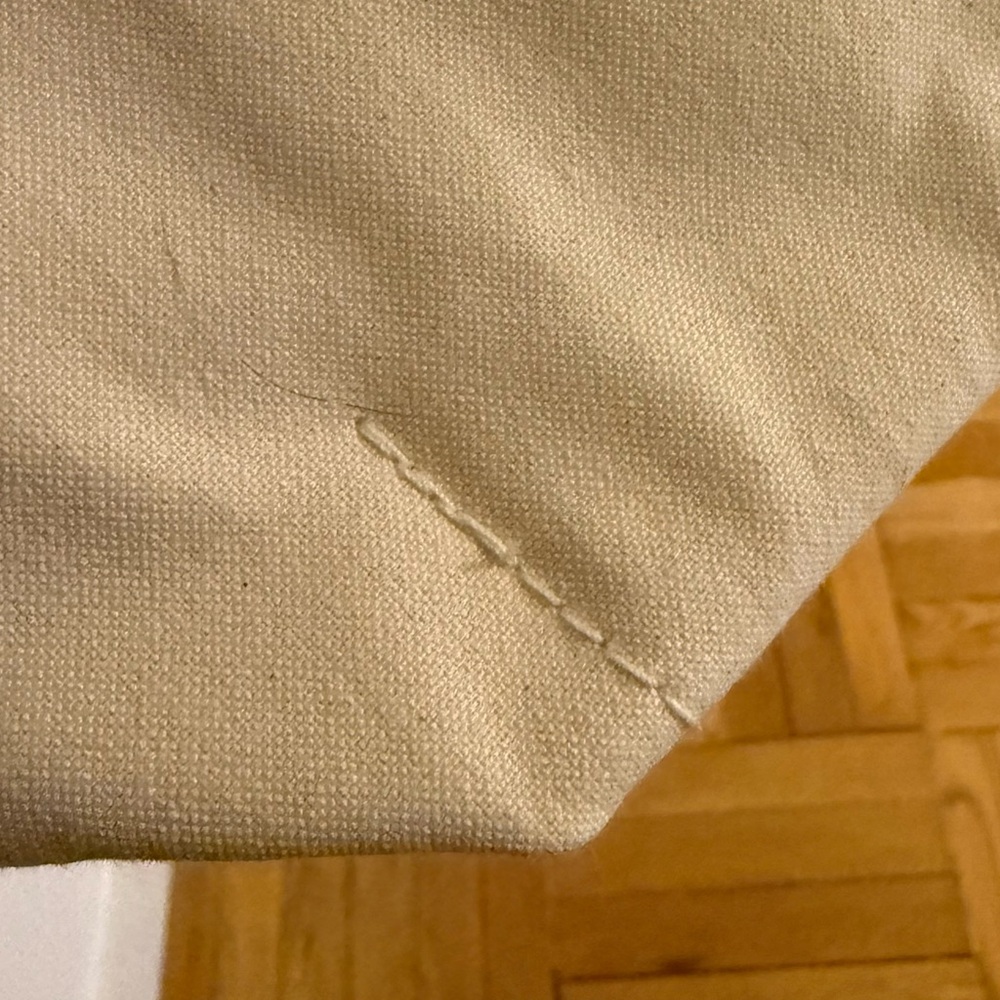 Tibi x LL Bean Cream Tote Bag with Black belt brand new!!! - Picture 7 of 10